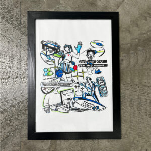 QUADRO A4 ORIGINAL - ÔÔÔ CHATGPT VEM ME LIMPAR